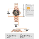 Michael Kors Camille Chronograph Grey Dial Rose Gold Steel Strap Watch For Women - MK6983