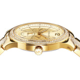 Michael Kors Tibby Multifunction Gold Dial Gold Steel Strap Watch For Women - MK7292