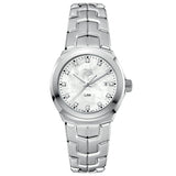 Tag Heuer Link Quartz Diamonds Mother of Pearl Dial Silver Steel Strap Watch for Women - WBC1312.BA0600