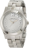 Marc Jacobs Rivera White Dial Silver Stainless Steel Strap Watch for Women - MBM3133