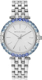 Michael Kors Darci Quartz White Dial Silver Steel Strap Watch For Women - MK4516