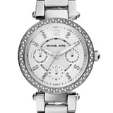 Michael Kors Parker Silver Dial Silver Steel Strap Watch for Women - MK5615