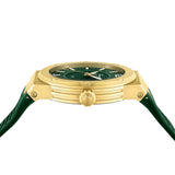 Salvatore Ferragamo F-80 Green Dial Green Rubber Strap Watch for Men - SFHY02022