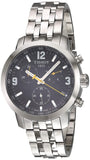 Tissot PRC 200 Chronograph Black Dial Stainless Steel Watch For Men - T0554171105700