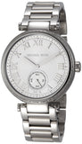 Michael Kors Skylar Silver Dial Silver Steel Strap Watch for Women - MK5866