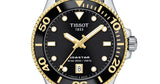 Tissot Seastar 1000 Black Dial Silver Steel Strap Watch For Men - T120.210.21.051.00