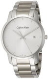 Calvin Klein City Chronograph White Dial Silver Steel Strap Watch for Men - K2G2G14X