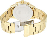 Guess Solar Chronograph Diamonds White Dial Gold Steel Strap Watch for Women - W1069L2