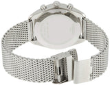 Tissot PR 100 Chronograph White Dial Silver Mesh Bracelet Watch For Men - T101.417.11.031.02