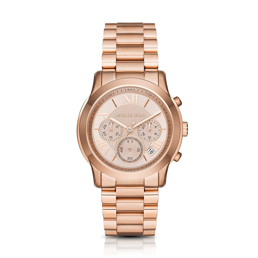 Michael Kors Cooper Rose Gold Rose Gold Steel Strap Watch for Women - MK6275