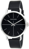 Calvin Klein Evan Black Dial Black Leather Strap Watch for Men - K7B211CZ