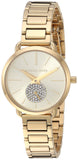 Michael Kors Portia Quartz Gold Dial Gold Steel Strap Watch For Women - MK3838