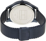 Tommy Hilfiger Damon Quartz Blue Dial Blue Mesh Bracelet Watch for Men - 1791421