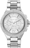 Michael Kors Camille Crystals Quartz Silver Dial Silver Steel Strap Watch for Women - MK6993