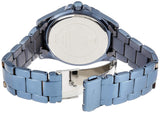 Guess Pinwheel Analog Silver Dial Blue Steel Strap Watch for Women - W0702L1