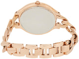 Michael Kors Slim Runway Rose Gold Dial Rose Gold Steel Strap Watch for Women - MK3223