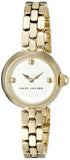 Marc Jacobs Courtney White Dial Gold Stainless Steel Strap Watch for Women - MJ3457