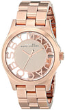 Marc Jacobs Henry Rose Gold Dial Rose Gold Steel Strap Watch for Women - MBM3207