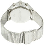 Calvin Klein High Noon Silver Dial Silver Mesh Bracelet Watch for Men - K8M27126