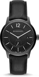 Burberry The Classic Black Dial Black Leather Strap Watch for Men - BU10003