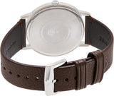 Emporio Armani Luigi Quartz Grey Dial Brown Leather Strap Watch For Men - AR11175