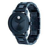 Movado Bold Blue Dial Blue Steel Strap Watch For Women - 3600388