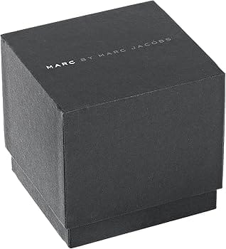 Marc Jacobs Vic Silver Dial Black Leather Strap Watch for Women - MJ1437