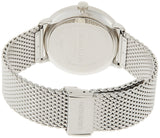 Calvin Klein High Noon Black Dial Silver Mesh Bracelet Watch for Men - K8M21121