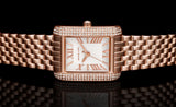 Michael Kors Emery Three-Hand White Dial Rose Gold Steel Strap Watch for Women - MK4743