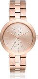 Michael Kors Garner Quartz Rose Gold Dial Rose Gold Steel Strap Watch For Women - MK6409