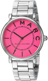 Marc Jacobs Roxy Fuchsia Dial Silver Steel Strap Watch for Women - MJ3528