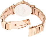 Coach Madison White Dial Rose Gold Steel Strap Watch for Women - 14502395