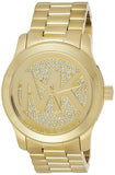 Michael Kors Runway Gold Dial Gold Steel Strap Watch for Women - MK5706