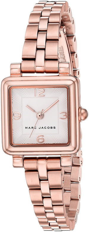 Marc Jacobs Vic Silver Dial Rose Gold Stainless Steel Strap Watch for Women - MJ3530