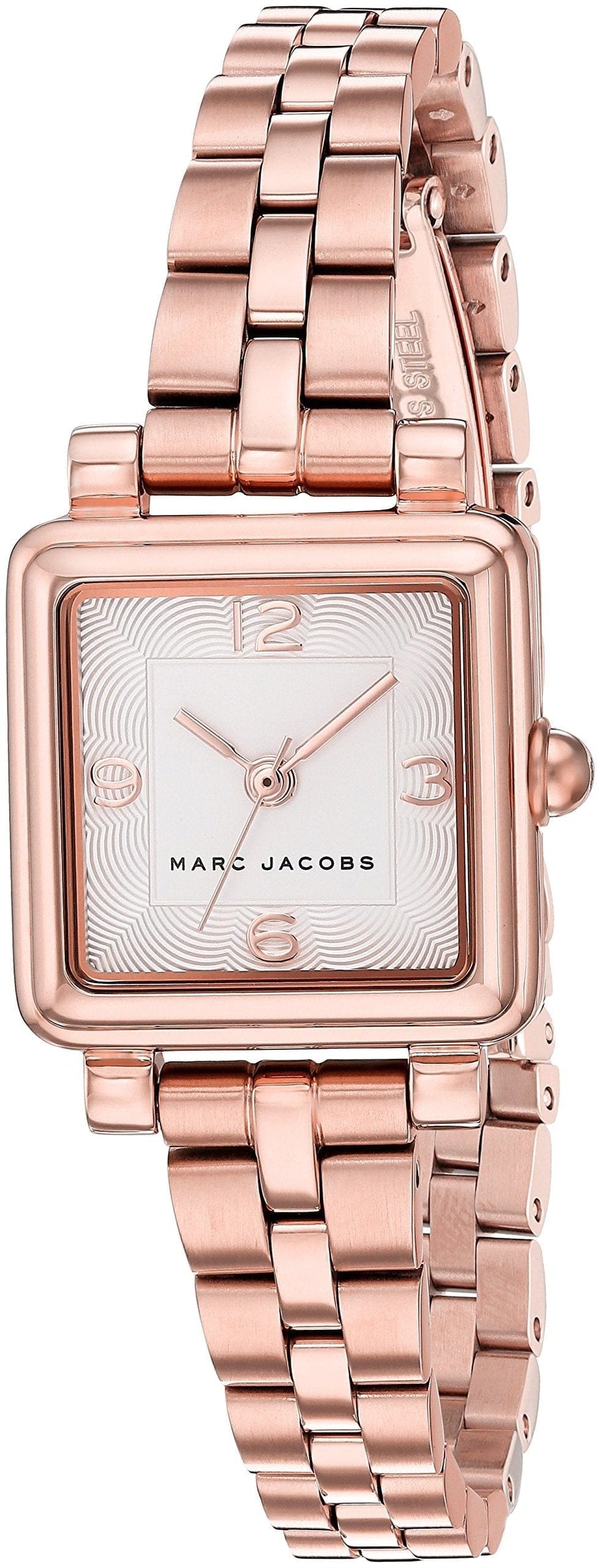 Marc Jacobs Vic Silver Dial Rose Gold Steel Strap Watch for Women - MJ3530