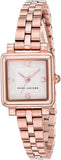 Marc Jacobs Vic Silver Dial Rose Gold Stainless Steel Strap Watch for Women - MJ3530