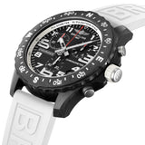 Breitling Endurance Pro Black Dial White Rubber Strap Watch for Men - X82310A71B1S1