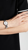 Michael Kors Portia Quartz Silver Dial Silver Steel Strap Watch For Women - MK3837