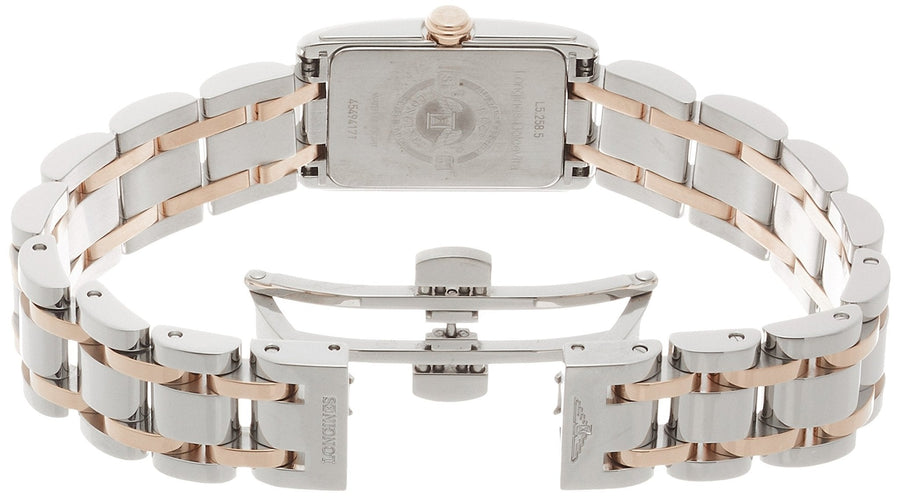 Longines Dolcevita Diamonds White Dial Two Tone Steel Strap Watch for Women - L5.258.5.79.7