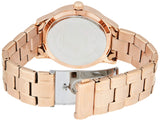 Guess Bedazzle Diamonds Silver Dial Rose Gold Steel Strap Watch For Women - W1097L3