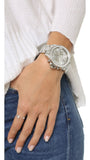 Michael Kors Wren Chronograph Crystals Silver Dial Silver Steel Strap Watch For Women - MK6317