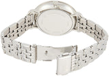 Fossil Jacqueline White Dial Silver Steel Strap Watch for Women - ES3433