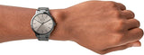 AX watch on wrist, silver watch 81yJjvsQ7EL