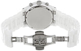 Michael Kors Runway White Ceramic Dial White Steel Strap Watch for Women - MK5161