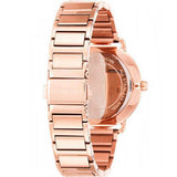 Michael Kors Portia Quartz Silver Dial Rose Gold Steel Strap Watch For Women - MK3887