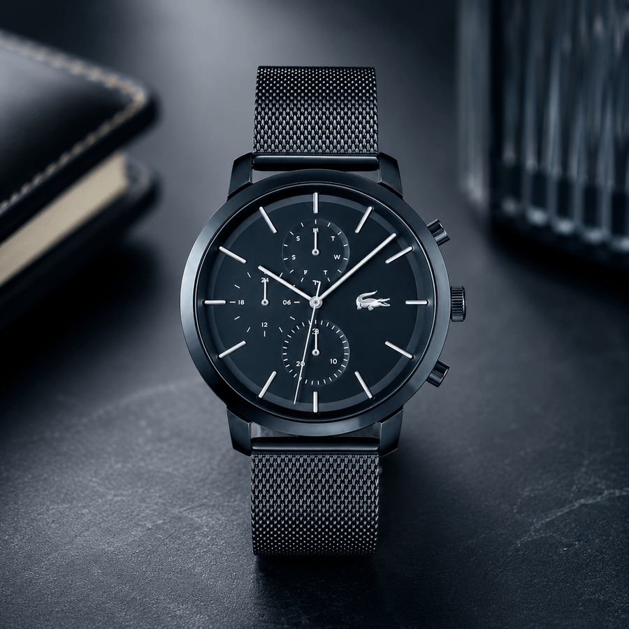 Lacoste Replay Blue Dial Blue Steel Strap Watch for Men - 2011196