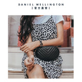 Daniel Wellington watch and fanny pack fashion