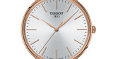 Tissot Everytime Gent Silver Dial Brown Leather Strap Watch for Men - T143.410.36.011.00