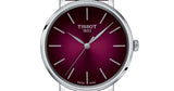 Tissot Everytime Lady Burgundy Dial Burgundy Leather Strap Watch for Women - T143.210.17.331.00