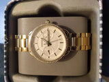 Fossil Tailor Gold Dial Gold Steel Strap Watch for Women - ES4263